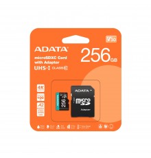 MEMORY MICRO SDXC 256GB W/AD./AUSDX256GUI3V30SA2-RA1 ADATA