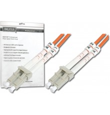 DIGITUS LWL Patch Cable LC - LC 1.00m Multimode Duplex OM4