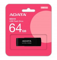 FLASH USB3.2 MEMORY DRIVE 64GB/BLACK UC310-64G-RBK ADATA