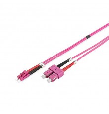 DIGITUS LWL Patch Cable LC - SC 2.00m Multimode Duplex OM4