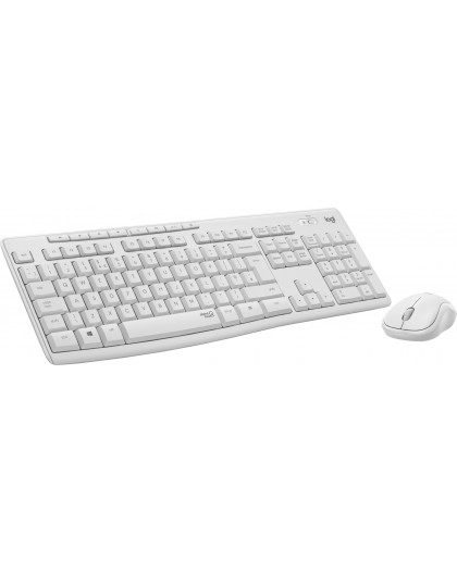 Logitech MK295 Keyboard and Mouse, White