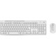 Logitech MK295 Keyboard and Mouse, White
