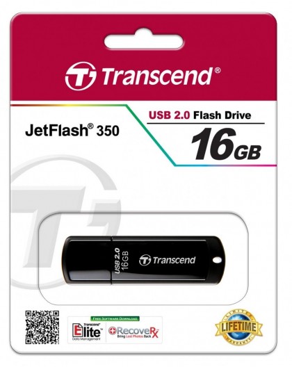 TRANSCEND 16 GB USB zibatmiņa JETFLASH 350