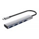 Fuj:tech Slim 4 porų USB-C koncentratorius