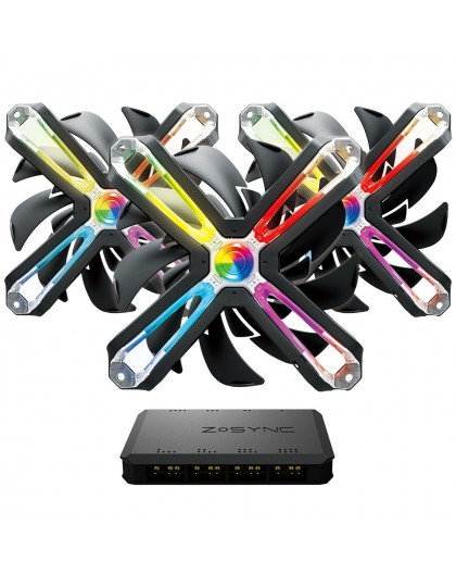 Zalman ZM-SF120A3 computer cooling component for computer case Fan 12 cm Black