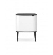 Brabantia Bo Touch Trash Can, 36 l, white