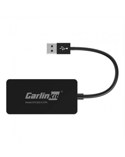 Carlinkit CCPA wireless adapter Apple Carplay/Android Auto (black)
