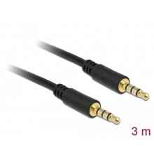 Klinke 3,5 mm St/St 3m DeLock