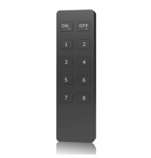 RU8 Dimming Remote Control, 8 Zones, Single-Color