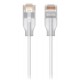 Ubiquiti UACC-Cable-Patch-EL-0.3M-W networking cable Translucent, White Cat6