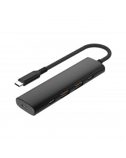 Fuj:tech Slim 5 prievadų USB-C centras, 100 W PD