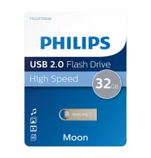 Philips USB 2.0 32GB Moon Vintage Silver
