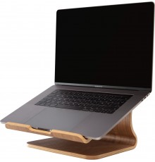 Lockhart & Fleming Gloucester - portable computer stand, walnut