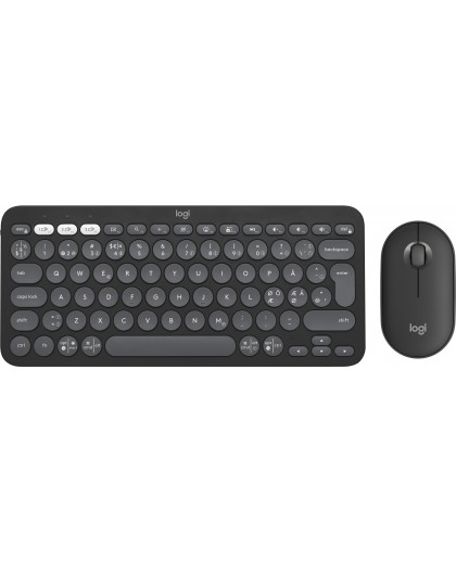 Logitech Pebble 2 Combo -keyboard and mouse, gray