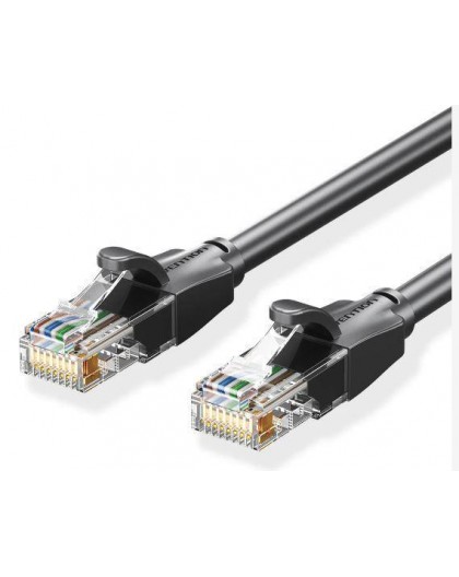 PATCH CABLE CAT.6 UTP/20M BLACK IBEBQ VENTION