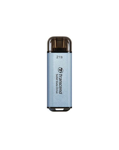 Transcend SSD ESD300S 2TB USB-C silver