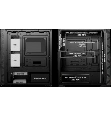 Sharkoon AK2 ATX korpus musta
