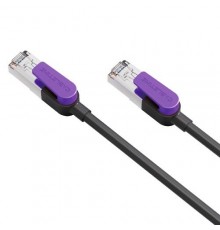 Cabletime Cat8 S/STP kaabel, 1 m, musta