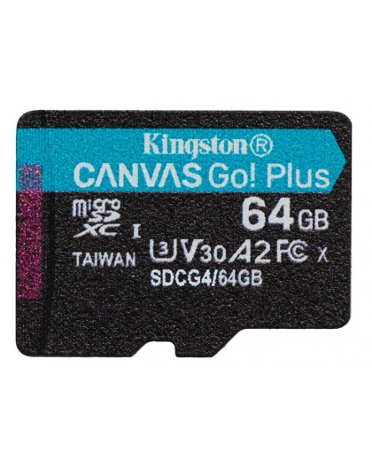 Kingston Canvas Go Plus MicroSDXC Memory card 64GB