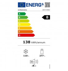 LG GBV7270BEV black