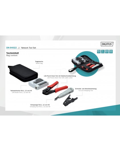 DIGITUS Network Tool Set