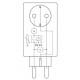 Shelly Wave Plug S - Z-Wave 800 smart socket White