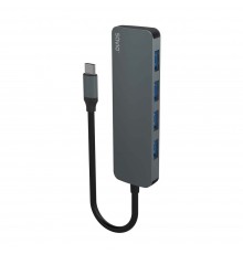 SAVIO Hub USB-C - 4 x USB-A, AK-54