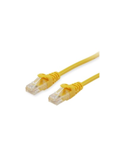 Equip Patchkabel Cat6 U/UTP 2xRJ45 15,00m dzeltena polietilēna maisiņā