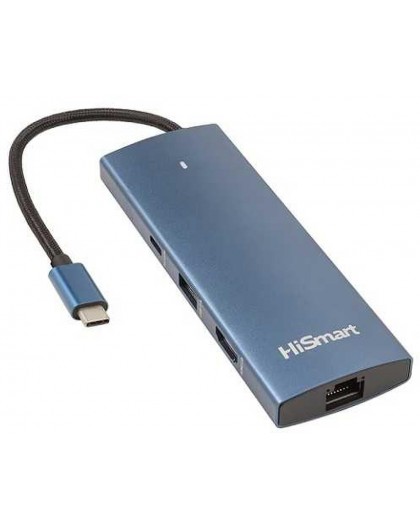 Extra Digital Adapter is USB Type-C - HDMI, LAN, 3x USB Type-A, 1x USB Type-C, PD100W, SD+TF