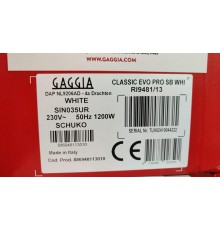 Gaggia Classic Evo E24 white RI9481/13