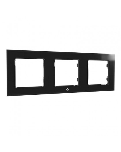 Shellly Switch Frame Triple (Black)