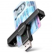Axagon CRE-SMPA USB Smart Card Reader / ID Reader