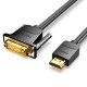 HDMI-KAABEL DVI-KS 1M/ABFBF VENTION