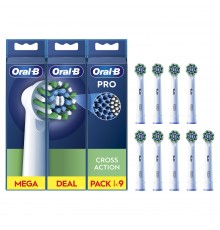 Oral-B Pro Cross Action vahetusharjad, 9 tk