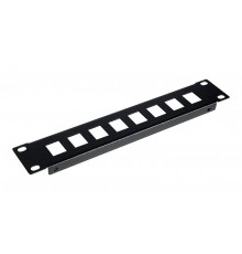 Patchpanel 10" keystone paigaldamisega 1U. must.