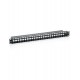 Patch panel 10" with Keystone mount 1U. black