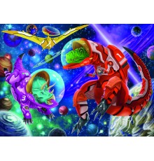 Ravensburger Puzzle 200 pieces - Cosmic Dinosaurs