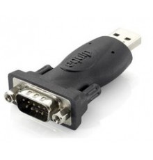 USB adapteris Equip USB - RS-232, melns (133382)