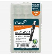 Pica VISOR permanent replacement refills white