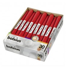 Bolsius Table Candle 245/24mm Red 1pc