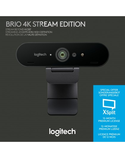 Logitech Brio 4k Stream Edition 4096 x 2160