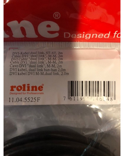 ROLINE DVI CABLE. DVI. DUAL LINK 2M