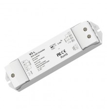 V3-L LED Controller 12-48V, 3x 6A, with Push DIM