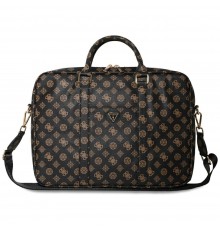 Guess Peony Front Pocket & Zipper Triangle Logo Computer Bag for 16"