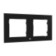 Shelly Switch Frame Double (Black)