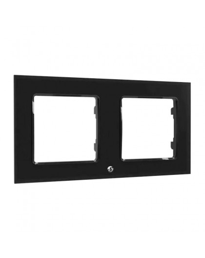 Shelly Switch Frame Double (Black)