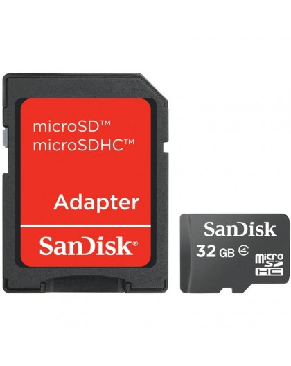 32GB MicroSDHC Sandisk C4 Card