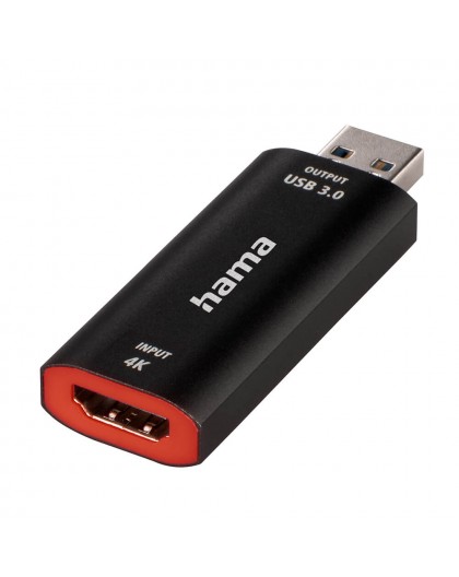 Hama Video Recording Stick USB plug - HDMI socket 4K