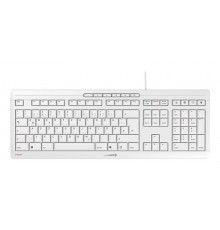 CHERRY STREAM keyboard Office USB QWERTZ German White