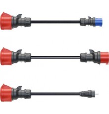 go-e Adapterset for Gemini flex 22 kW, 3-piece set (black, 3)